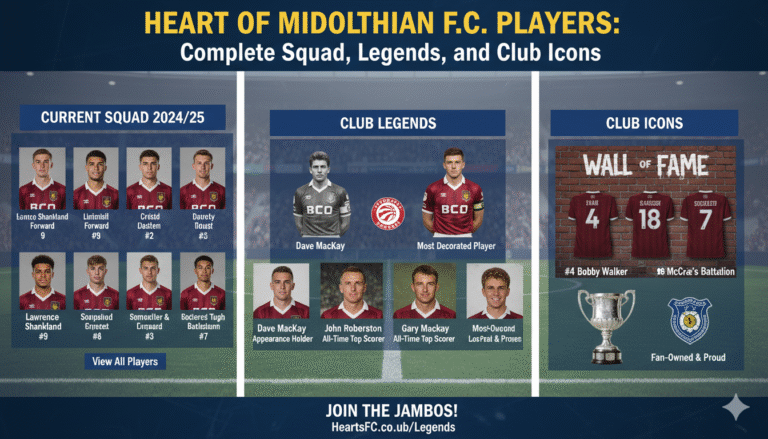 Heart of Midlothian F.C. Players